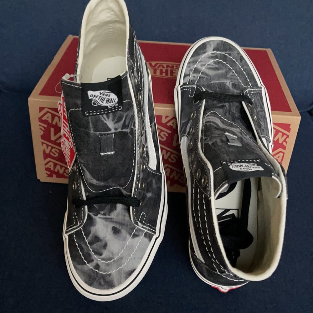 Vans Sk8-Hi Tapered Denim Destroy MENS - Picture 11 of 16